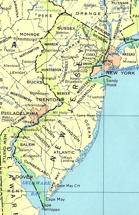 New Jersey Political Maps
